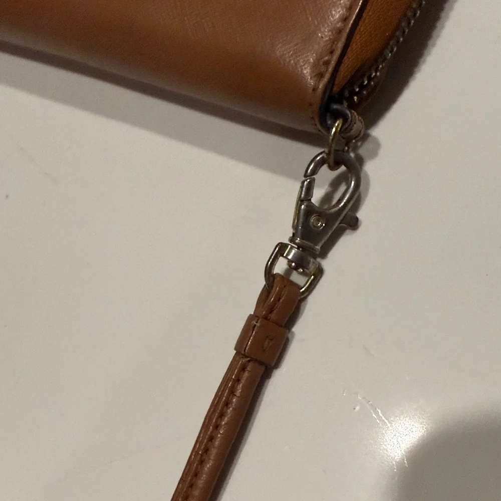 Tory Burch Brown Wristlet Clutch - Picture 7 of 7